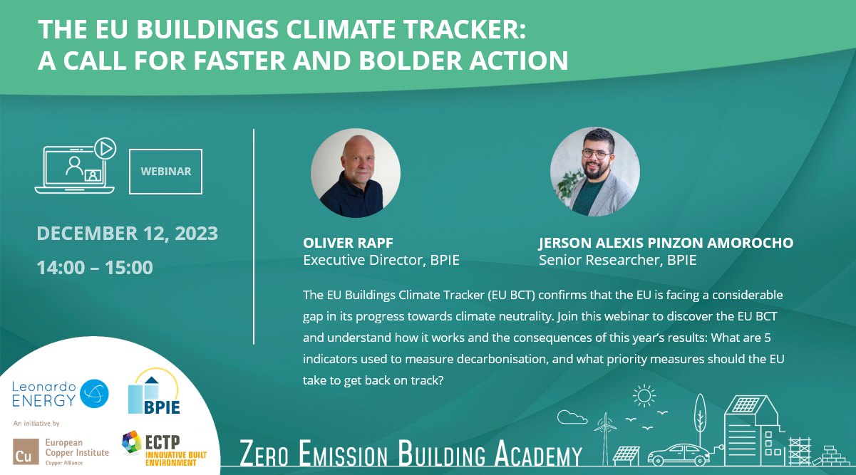 [Webinar] The EU Buildings Climate Tracker: A call for faster and ...